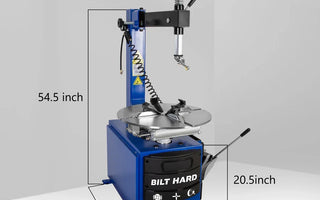 Tire changer machine dimensions for compact workshop installation