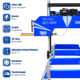BILT HARD portable sawmill with 32-inch log capacity