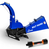 BILT HARD six-inch PTO wood chipper with driveshaft