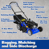 BILT HARD self-propelled gas lawn mower features