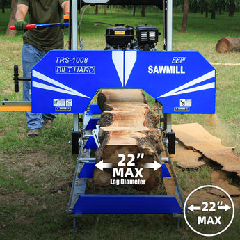BILT HARD portable sawmill blade adjustment system