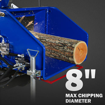BILT HARD eight-inch wood chipper feed chute