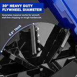 BILT HARD 30-inch wood chipper flywheel