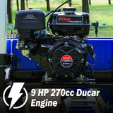 BILT HARD portable sawmill with 9HP Ducar engine
