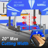 BILT HARD TRS-1008 22-Inch Portable Sawmill