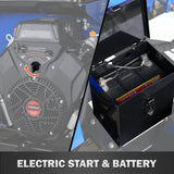 BILT HARD towable wood chipper electric start and battery