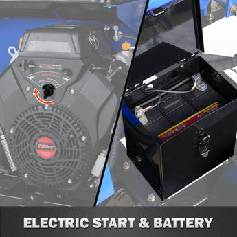 BILT HARD towable wood chipper electric start and battery