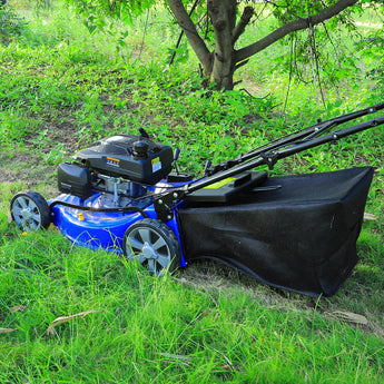 BILT HARD gas lawn mower with rear grass bag