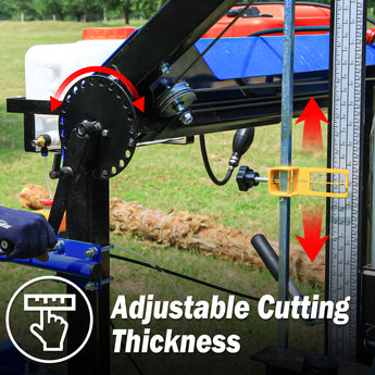 BILT HARD Wood Chipper Cutting Thickness