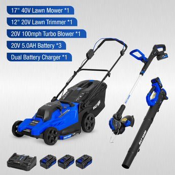 BILT HARD Cordless Lawn Care Combo Kit