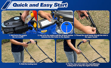 BILT HARD Gas Lawn Mower Quick Start