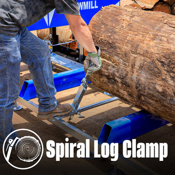 BILT HARD Sawmill Spiral Log Clamp