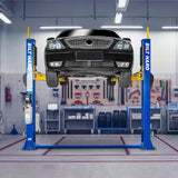 BILT HARD two-post car lift raising vehicle