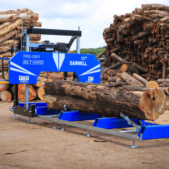BILT HARD portable sawmill cutting wood materials