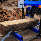 BILT HARD portable sawmill cutting timber slabs