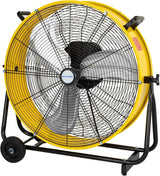 BILT HARD industrial drum fan with transport wheels