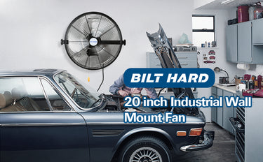 BILT HARD 20-inch industrial wall mount fan