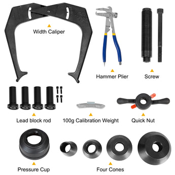 BILT HARD wheel balancer accessories and calibration tools