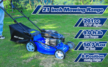 BILT HARD 21-Inch Gas Lawn Mower