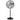 20" High Velocity Pedestal Fan, 5200 CFM 3-Speed Industrial Oscillating Stand Fan with Aluminum Blades, Heavy Duty Standing Shop Fan