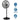 20" High Velocity Pedestal Fan, 5200 CFM 3-Speed Industrial Oscillating Stand Fan with Aluminum Blades, Heavy Duty Standing Shop Fan