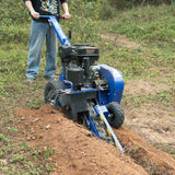 BILT HARD Gas-Powered Trencher in Use