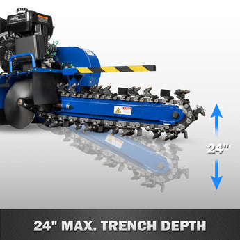 BILT HARD 24 inch walk behind trencher