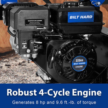 BILT HARD 223cc log splitter gas engine
