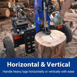 BILT HARD 25-ton log splitter hydraulic operation
