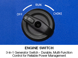 BILT HARD inverter generator three-in-one engine switch