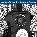 BILT HARD variable-speed barrel fan
