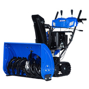 30" 302cc Gas Powered Snow Blower 4 Stroke Engine 2 Stage with Corded Electric Start