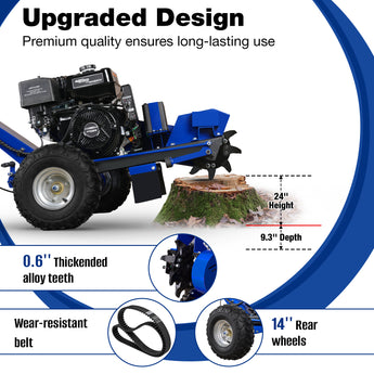 BILT HARD portable sawmill cutting wood logs
