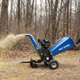 BILT HARD six-inch towable wood chipper outdoors