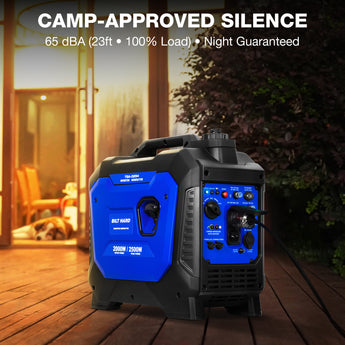 BILT HARD 2000W inverter generator with quiet operation design