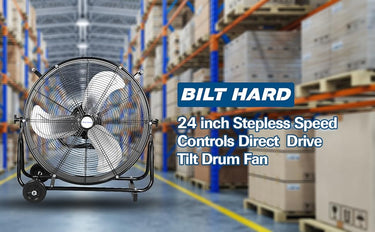 BILT HARD 24-Inch Direct Drive Drum Fan
