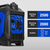 BILT HARD 2500-watt inverter generator control panel