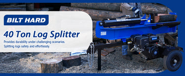 BILT HARD 40-Ton Hydraulic Log Splitter