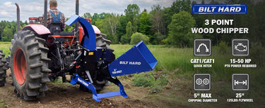 BILT HARD 3-Point PTO Wood Chipper