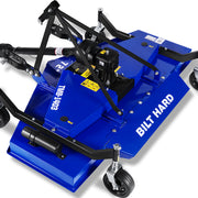 BILT HARD 72" 3-Point PTO Finish Mower – 15-45HP Tractors, Category 1 Hitch, Adjustable 0.4"-4" Cutting Height, 4-Wheel Floating Deck, Cast Iron Gearbox, Rear Discharge
