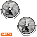 BILT HARD 20 inch Industrial Wall Mount Fan, 4600 CFM 3-Speed High Velocity Wall Fan with Sealed Motor, Heavy Duty Metal Barn Fans UL Listed