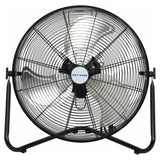 BILT HARD 20" High Velocity Floor Fan, 4600 CFM 3-Speed Industrial Shop Fan with Wall-Mounting System, Heavy Duty Metal Fan for Garage Workshop and Warehouse