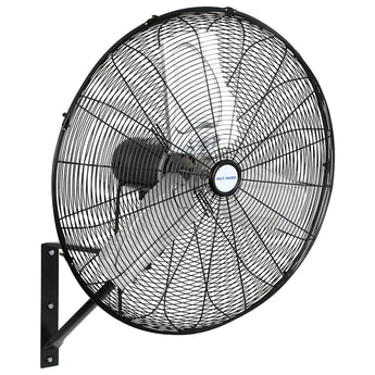 BILT HARD 24 in. 6500 CFM High Velocity Industrial Wall Fan, 3-Speed Wall Mount Oscillating Fan, Heavy Duty Shop Fan for Commercial, Garage, Warehouse, Workshops, Factory and Jobsites, UL Listed