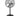 BILT HARD 24" High Velocity Pedestal Oscillating Fan, 6450 CFM 3-Speed Heavy Duty Industrial Standing Fan with Aluminum Blades and Adjustable Height, Metal Shop Fan