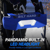 BILT HARD Snow Blower Gas Powered, 24 Inch 2-Stage Self-Propelled 212cc Engine with Electric Start, LED Headlight, 13" Snow Terrain Tires