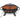 Hykolity 41" Large Size 2 in 1 Outdoor Fire Pit with Grill, Heavy Duty Steel Wood Burning Firepalce, Fire Bowl with Antiqued Copper Finish for Bonfire Patio Backyard