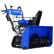 30" Tracked Gas Snow Blower 301cc 4 Stroke Engine 2 Stage with Corded Electric Start