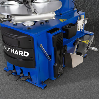 BILT HARD tire changer machine component close-up