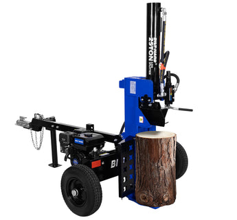 BILT HARD vertical hydraulic log splitter with gas engine