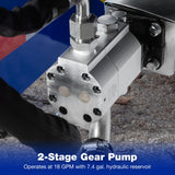 BILT HARD Log Splitter 2-Stage Gear Pump